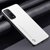 Prabangus PU odinis dėklas Xiaomi Mi 10T Pro Mi10T galinis dangtelis matinis silikoninis apsauginis telefono dėklas Xiaomi Mi 10T Lite 5G Xiaomi Mi 10T balta
