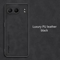Dėklas OnePlus Nord 4 5G Dėklas Prabangus Silikoninis Odinis Galinis Dangtelis One Plus Nord4 Kameros Apsaugos Korpusas Smūgiams Atsparus Bamperis OnePlus Nord 4 5G juoda