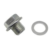 M14x1,5 mm automobilio variklio alyvos išleidimo kaiščio varžtas sidabrinis su poveržle 90009-R70-A00 tinka Honda Accord CR-V CRX MDX Civic CR-Z Prelude sidabras