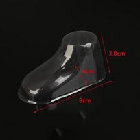 10 vnt skaidraus PVC vaikiškų batų vitrinos atramos rėmo pėdos plastikinės batų formos kūdikių batų neštuvų kojinių stendas 8CM