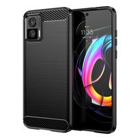For Cover Motorola Edge 30 Lite Case For Motorola Edge 30 Lte 30 Pro S30 SiliconeCarbon Fiber Case For Moto Edge 30 Lite Cover Moto Edge 30 Lite juoda