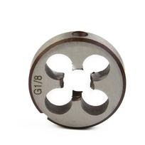 Atsparus plyšimui apvalus štampas dešiniam sriegiui 1/8 3/4 3/8 1/2 G1/8-28 gray