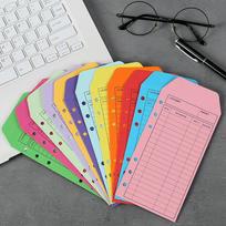 12 vnt./rinkinys Biudžeto vokas Grynųjų pinigų vokas PP Palaidas segtuvas Mėnesinis Savaitinis Sekimas Biudžeto planuotojas kasdienėms išlaidoms 12pcs