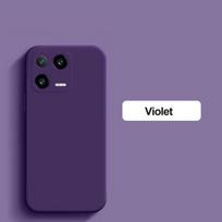 Xiaomi 13 dėklas Originalus kvadratinis skysto silikono telefono dėklas Xiaomi Mi 13 Mi13 Mi 13 apsaugai Galinis dangtelis Xiami For Xiaomi 13 violetinė