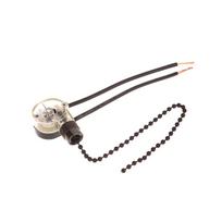 1 vnt. lubinio ventiliatoriaus šviesos jungiklis Zing Ear Ze-109/Xz-227 dviejų laidų jungiklis su traukimo virvelėmis lubiniams ventiliatoriams, lempoms 3x2x1.5cm bronza