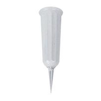 Dirbtinė vaza, T formos vaza, Nuimama plastikinė vaza, Lauko kapinių vaza su smaigais, Vejos vaza One Size