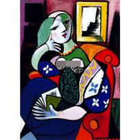 Pablo Picasso Garsių meno kūrinių kolekcijos plakatas Drobės tapyba Abstraktus Vintažinis Sienų menas Galerijai Svetainei Namų dekoras 21cm×30cm NoFrame gray
