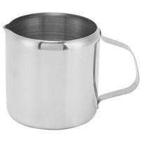 Milk Frothing Pitcher 304 Stainless Steel Straight Body 150ml Food Grade Material Easy to Clean gray