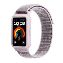 „Huawei Band 9 8 7“ dirželio priedai, dėklas, nailono kilpa, pakaitinis diržas, sportinė apyrankė, „Huawei Band 7“ dirželis Huawei Band 9 rožinė
