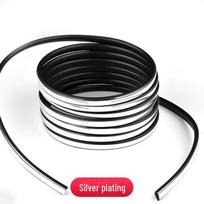 Universal Car Door Edge Protection Strip - Anti-Collision  Anti-Scratch  Anti-Rub  Electroplated Bright Finish Sticker.