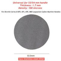 49 mm kavos tabletės ekranas 58 mm 51 mm 54 mm 53 mm portafiltro filtras tinklelio plokštelė kavos filtro ekranas espreso tabletės ekranas kavos virimo aparatas Coffee Puck Screen gray