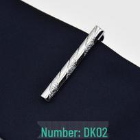 Koreietiško stiliaus sidabrinis kaklaraiščio segtukas: 24 dizainai, 4 cm, aukštos kokybės padengtas varis