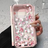 Piešiniais dekoruotas telefono dėklas iPhone 17 11 12 13 14 15 16 iPhone 17 12 13 14 15 16 Pro 17 12 13 14 15 16 Pro Max Aukštos kokybės piešiniais dekoruotas gyvūnų mielas telefono dėklas iPhone 11 rožinė