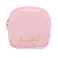Portable Period and Storage Bag: Large Capacity for Lipsticks, Sanitary Pads, and More rožinė
