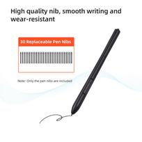 30PCS Stylus Pen Nibs and Pen Clip for T505 Professional Graphics Drawing Tablet Stylus Pen Black juoda