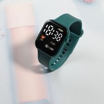 Y1 LED elektroninis laikrodis yra madingas ir paprastas, daugiaspalvis studentų lauko vandeniui atsparus sportinis laikrodis, unisex A7 black