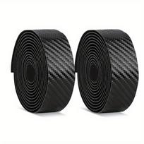 2PCS Road Bike Tape Carbon Fiber Texture Handlebar Cover Anti-Slip Bicycle Handles Bar Wrap Race Gravel Cycling Handles Tape Ribbon