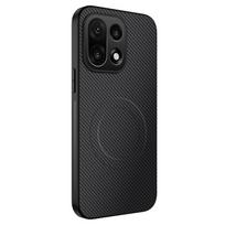 OnePlus 15 prabangus anglies pluošto apsauginis dėklas nuo smūgių One Plus 12 12R 11 11R 13 13R odos apsauginis dangtelis magnetiniai dėklai OnePlus 12 juoda
