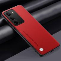 Prabangus PU odos dėklas Realme 14X 5G telefonui, galinis dangtelis, matinis silikoninis, atsparus smūgiams, pilna apsauga, dėklas Realme14X Coque For Realme 14X raudona