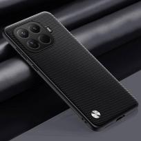 Luxury PU Leather Case For Xiaomi Mi 15T Pro Back Cover Silicone Protection Phone Case For Xiaomi 15T Pro Mi15T Xiaomi15T 5G For Xiaomi 15T matinė juoda spalva