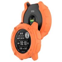 Garmin Instinct 2X dėklas Išmanusis laikrodis TPU dangtelis Minkštas apsauginis buferis Ekrano apsauga Grūdinto stiklo plėvelė Instinct 2X Garmin instinct 2X