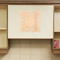 Wood Carved Applique Onlay Carving Decal Unpainted Home Cabinet Furniture Decor