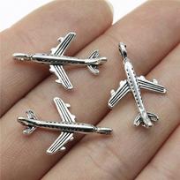 Žavesys Lėktuvas Laivas Pakabukai Minimalistiniai Papuošalų Komponentai QC001 A10-10pcs-23x15mm beige