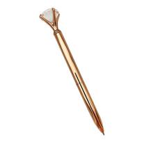 Stylish Big Diamond Metal Ballpoint Pen Smooth Writing Exquisite Diamond Ballpoint Pen Refillable for Office Women Men 1