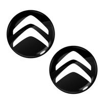 Automobilio rakto korpusas Nuotolinio valdymo dėklas Dangtelis Aliuminio emblema Simbolis 3D lipdukas Citroen C1 C2 C3 C4 C5 C6 C8 C4L DS3 DS4 DS5