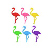 Silicone Wine Cup Holder Cup Recognition Device Water Cup Tea Cup Label Marking Glass Cup Recognition Mark Silicone Cup Identifier Flamingo suit