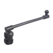 360° besisukantis automobilio telefono laikiklio prailgintuvas 17 mm vidinis į išorinį rutulinės galvutės adapteris 20 cm ilgio sprendimas tvirtinimui prie automobilio ventiliacijos angos 1