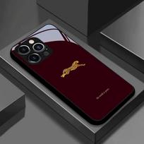 Vyno Raudonumo Leopardų Rašto Grūdinto Stiklo Telefono Dėklas Skirtas iPhone 17 Pro Max 16 15 14 13 12 11 Pro 16E 17Air 7 8 Plus XR XS X Dangtelis iPhone 16 black