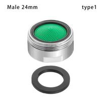 Vidinis branduolys Atsarginės dalys Antgalis Filtras Maišytuvo priedai Vandens taupymo adapteris Maišytuvo aeratorius Male 24mm-type1