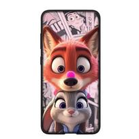 „Samsung Galaxy S25 S23 S22 S24 Ultra FE S9 A05 A06 A15 A16 A36 A37 A35 A54 A55 A56 A57 A25 A26 A53“ tapetai „Gary Zootopia 2 Judy Nick“ dangtelis for Redmi 9C rausvai ruda