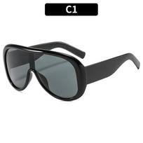 Women's sunglasses - unisex fashion oversized one-piece sunglasses