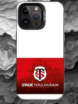 S-Stade-Toulousain dėklas telefonui iPhone 17 16 15 14 13 12 11 Pro Max Plus Sidabrinis Matinis Juodas Dangtelis iPhone12