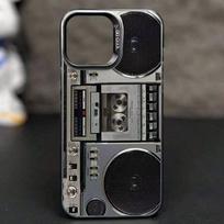 Retro Cassette Player Case for iPhone 17 Pro Max and Earlier Models iPhone 12 Pro Max