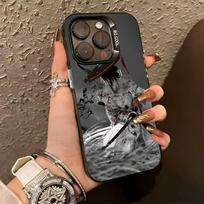 G-Ghost Of Yotei žaidimas Telefono dėklas iPhone 17,16,15,14,13,12,11 Plus,Pro Max,XS, Spalvotas Sidabrinis Juodas Dangtelis iPhone13