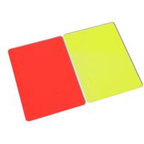 2 Pieces/Set Football Referee Card Match Red Yellow PVC Cards Professional Competition Warning Tool Game Supply