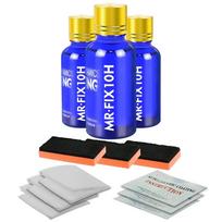 3PCS 10H Ceramic Coating Polishing Wax Super Hydrophobic Paint Care Durability Anti-Corrosion Plated Crystal Car Liquid Glass 3 set blue