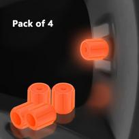 1Pcs/4Pcs Luminous Tire Valve Caps Motorcycle Bike Wheel Nozzle Dustproof Tyre Valve Stem Fluorescent Night Glowing Car Decor