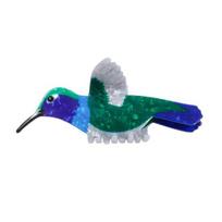 Colorful Bird Hair Claw Clip Strong Hold Non Slip Parrot Sparrow Hummingbird Shape Hair Clamp Hair Accessories for Women Girls A
