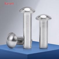 Bairuite 304 nerūdijančio plieno pusapvalės kietos kniedės M3*10