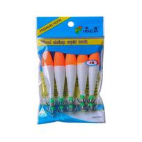 Artificial Squid Fishing Lure Bright Color Shrimp Squid Hook  Saltwater Fishing Tackle oranžinė