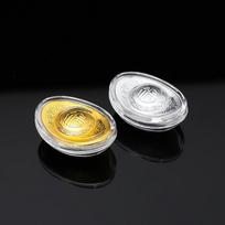 Sterling Silver & Gold Wealth Luck Enhancement Ornamental Set Gold Foil/Silver Foil