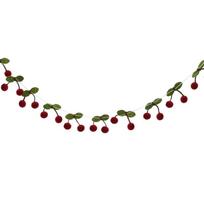 Handmade Cherry Felt Balls Garlands String Wall Decoration for Home Classrooms A0KF bordinė