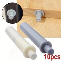 Furniture Soft Close Hinge Buffers Cabinet Damper 10PCS Gray Catches for Kitchen Cupboard Doors Drawers pilka spalva