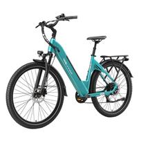 TTGO C5 - 250W Variklis - 48V 13.5Ah Ličio Baterija – Nuvažiuojamas atstumas iki 90 km – Hidrauliniai Diskiniai Stabdžiai – 27.5×2.4 colių Padangos – Shimano 7 Pavaros žalia