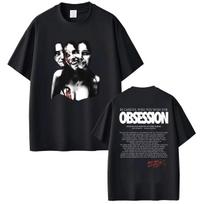 2026 filmo apsėdimas Būk atsargus, ko linki Grafinis T-shirt Vyrams Moterims Vintage Siaubo Laisvas T-shirt Lengvi Kvėpuojantys ir Patogūs Drabužiai 4XL