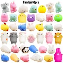 Cute Seal Squishy Animal Toy Stress Relief Squeeze Fun For Kids 50 Pieces Set